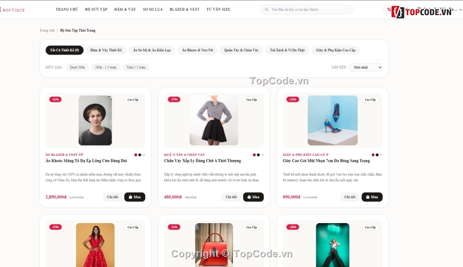 Thiết Kế Web,thời trang,đồ thời trang